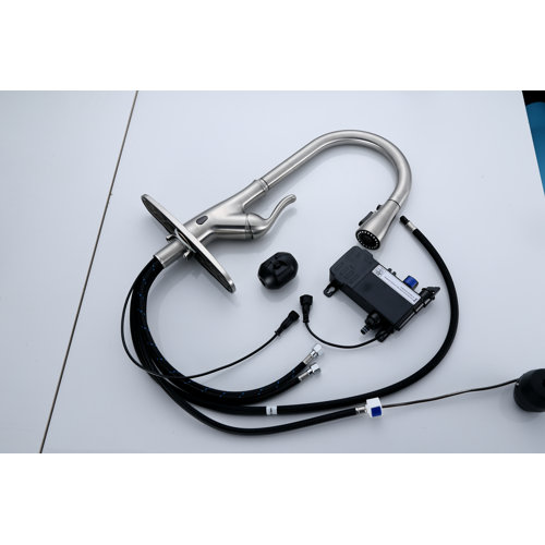 Clovis Goods Pull Down Touchless Kitchen Faucet & Reviews Wayfair